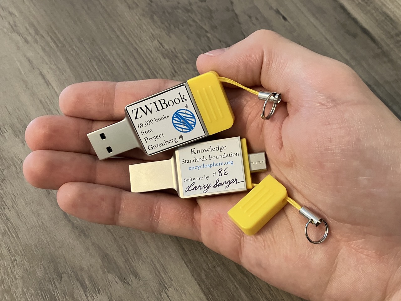 Thumbnail of ZWIBook Flash Drive (Numbered, Signed)